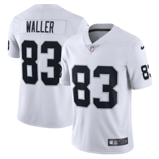 mens nike darren waller white las vegas raiders vapor limited jersey